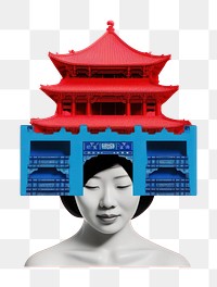PNG Pop china traditional art collage represent of china culture advertisement brochure worship.