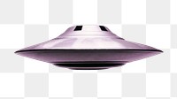 UFO png sticker, transparent background