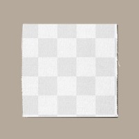 Fabric sample png transparent mockup