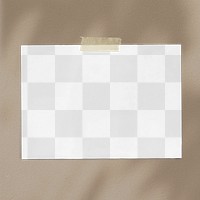 Note paper png transparent mockup