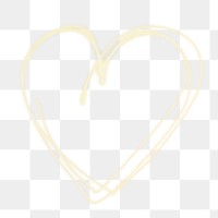 Heart shape long exposures png sticker, transparent background