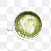 Hot Matcha  png sticker, transparent background