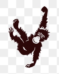 Who's who png sticker the zoo, monkey on transparent background.   Remixed by rawpixel.