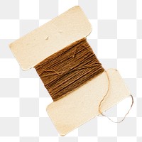 Sewing thread png sticker, transparent background