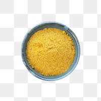 Curry powder bowl png sticker, transparent background