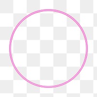 3D circle png frame, transparent background