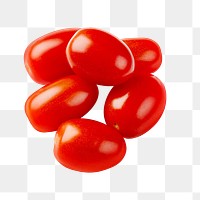 Cherry tomatoes png collage element, transparent background