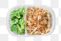 Shredded chicken png, healthy food, transparent background