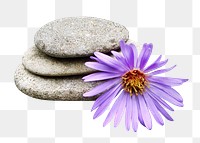 Png stone pile zen, isolated image, transparent background