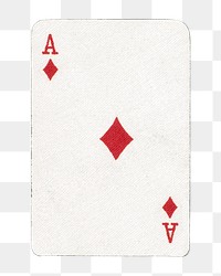 PNG Ace diamond poker card transparent background. Remixed by rawpixel.