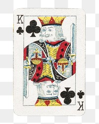 PNG King poker card  transparent background. Remixed by rawpixel.