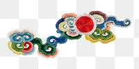 PNG Oriental cloud, Chinese weather illustration, transparent background.  Remixed by rawpixel. 