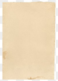 PNG Beige vintage paper, transparent background.  Remixed by rawpixel. 