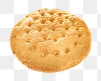 Homemade cookie png collage element, transparent background