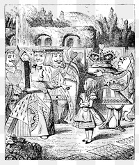 Png Alice's Adventures in Wonderland (1865) by John Tenniel collage element, transparent background