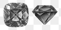 Png Regent Diamond collage element, transparent background