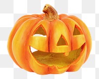 Halloween pumpkin png sticker, transparent background