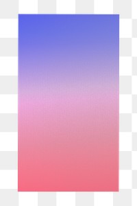 Pink gradient poster png sticker, transparent background