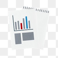 PNG data analysis graph sticker transparent background