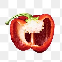 Bell pepper png, healthy food, transparent background