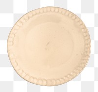 Handmade plate png tableware, transparent background