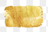 Png gold leaf, isolated object, transparent background