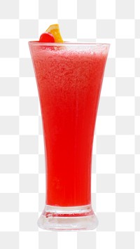 Red smoothie png photo, transparent background