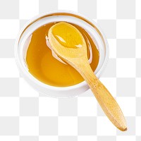 Honey png collage element on transparent background