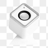 Audio speaker png, isolated object, transparent background