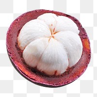 Asian mangosteen png, transparent background