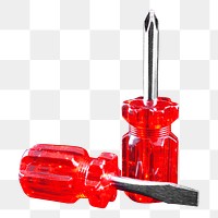 Png screwdriver, isolated collage element, transparent background