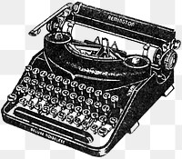 Drawing of a Remington Deluxe Noiseless Portable Typewriter. Advertisement for a Remington Deluxe Noiseless Portable Typewriter. Advertisement from the pulp magazine Weird Tales (September 1941, vol. 36, no. 1).