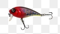 Png wobbler lure, isolated object, transparent background