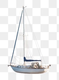 Sailboat png sticker, transparent background