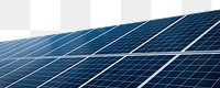 Solar panels png border sticker, transparent background