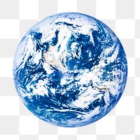 Globe surface png sticker, environment image on transparent background