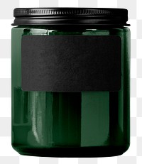 Candle jar png sticker, transparent background