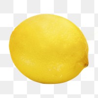 Lemon fruit png sticker, transparent background