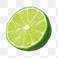 Lime fruit png sticker, transparent background