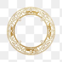 Vintage stained glass png frame, transparent background. Remastered by rawpixel