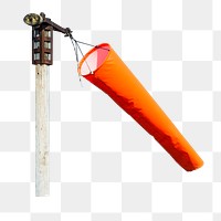 Windsock  png sticker, transparent background