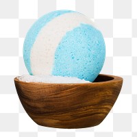 Png bath bomb sticker, transparent background