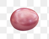 Pink Easter egg png sticker, transparent background