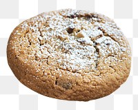 Chocolate chip cookie png, transparent background