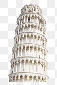 Pisa tower png, transparent background