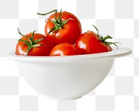 Tomato bowl png, transparent background