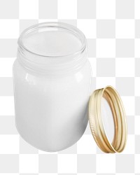 Candle jar png, isolated object, transparent background