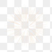 Spiky firework png, isolated object, transparent background