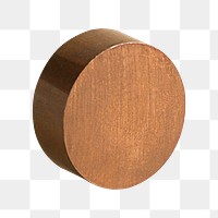 PNG Round wooden home decor item transparent background