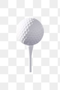 PNG golf ball, collage element, transparent background